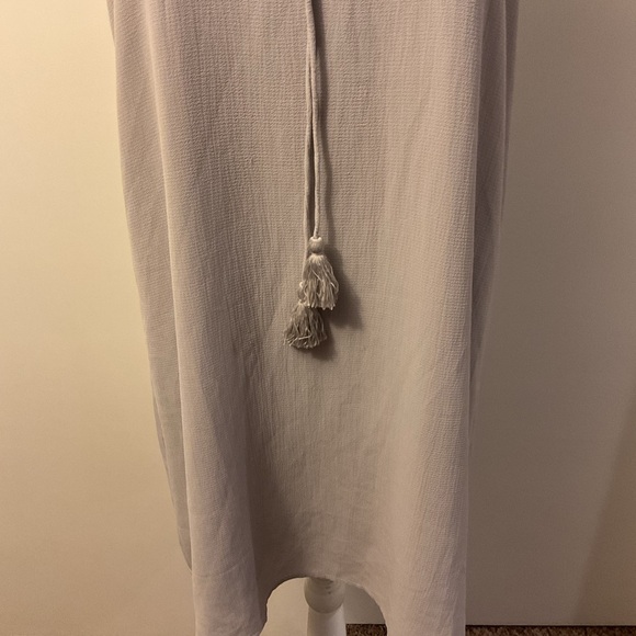 1. Joy Joy Light Grey Sleeveless A-Line Short Dress Size M - Picture 3 of 8